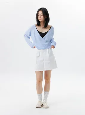 Classic A-Line Mini Skirt - OL328 | Essential Everyday Wear