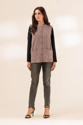 Certainly! Heres an optimized product title:

Cozy Beige Round Neck Sweater Vest for Women (23W-102-65)