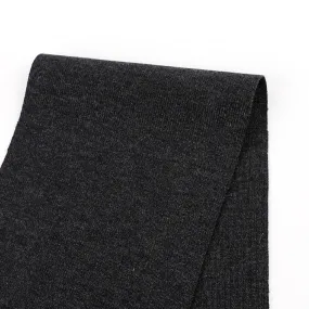 Cashmere Blend 1x1 Rib - Coal