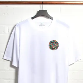 Crest Smiley Colour Blast - Tshirt - White