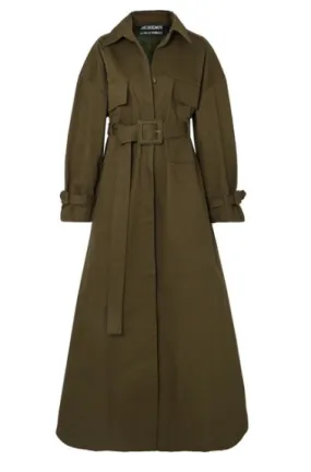 JACQUEMUS Thika cotton-twill trench coat