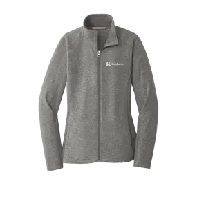 Port Authority® Ladies Heather Microfleece Full-Zip Jacket