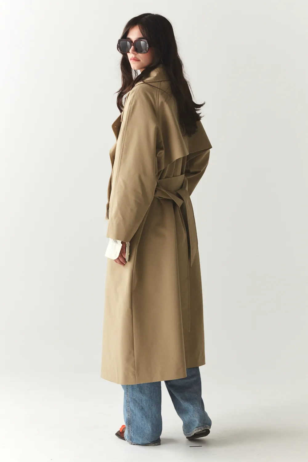 ROOMY TRENCH SS'24 BEIGE