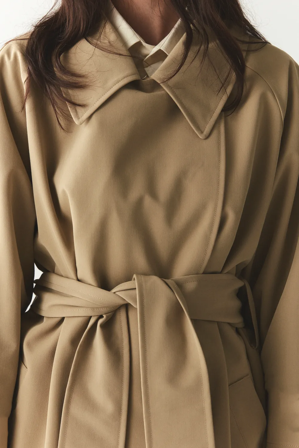 ROOMY TRENCH SS'24 BEIGE