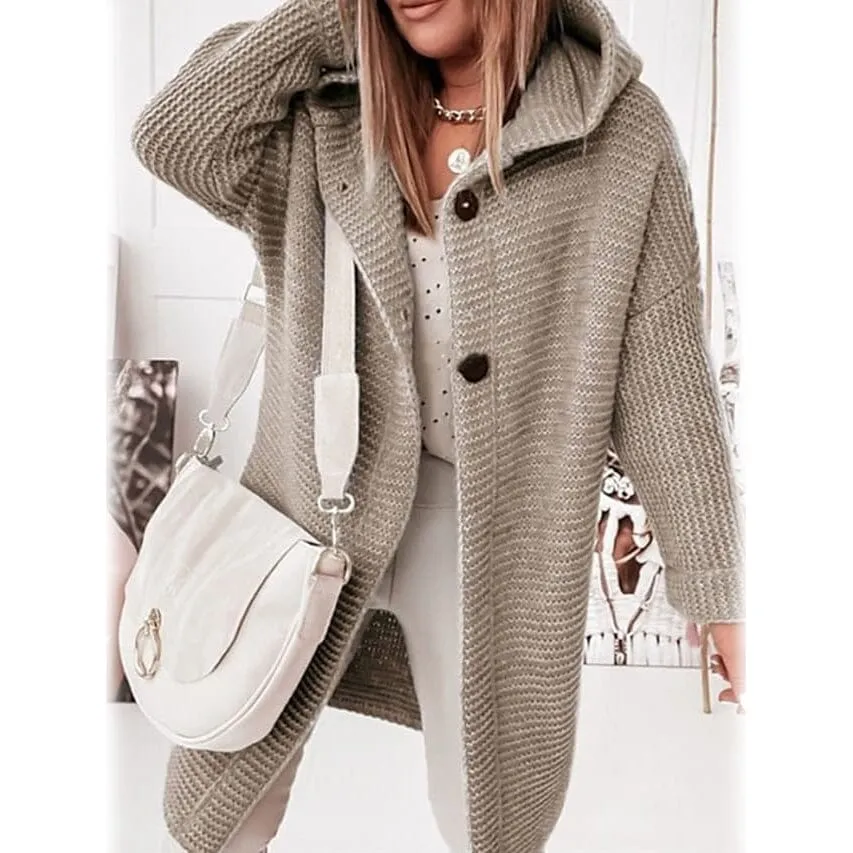 Women's Button Knitted Cardigan Sweater